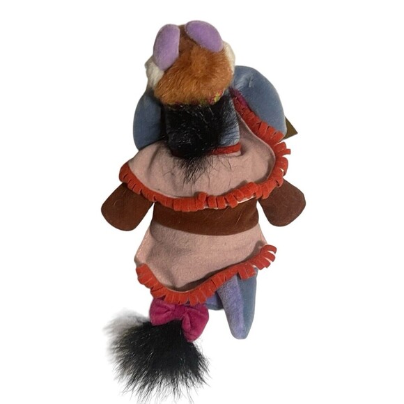 Disney Store - Indian Eeyore - Mini Bean Bag - Vintage - 8"  WITH TAG - Picture 3 of 16